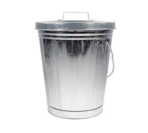 4 Gallon Galvanized Steel Trash Can with Lid For Tow Trucks - Mytee ...