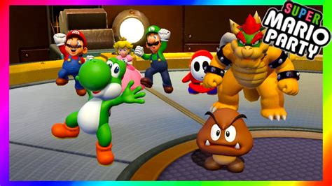 Super Mario Party Minigames 434 Yoshi Vs Hammer Bro Vs Boo Vs Goomba