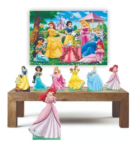 Princesa Da Disney Ariel Kit 7 Displays Painel Frete grátis