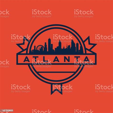 Atlanta Badge Stock Illustration - Download Image Now - Atlanta ...