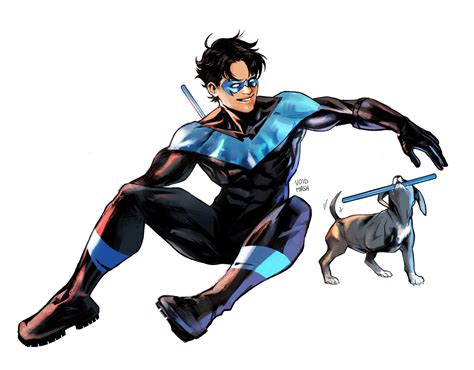 [Fan Art] Nightwing and Bitewing, by Void Mash : r/DCcomics