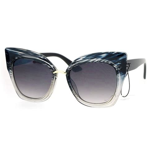 Oversized Fashion Sunglasses Womens Square Cateye Butterfly Uv 400