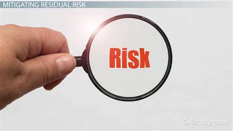 Residual Vs Inherent Risk Definition Differences And Mitigation Video And Lesson Transcript