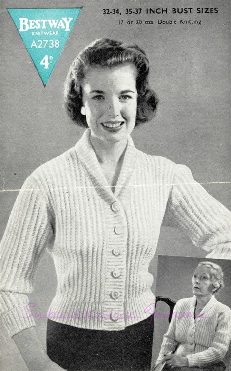 Free Vintage Knitting Patterns 1950s Knitting Patterns