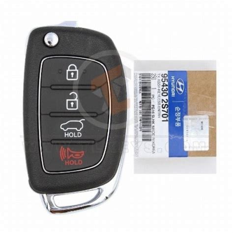 A Genuine Hyundai Flip Key Remote