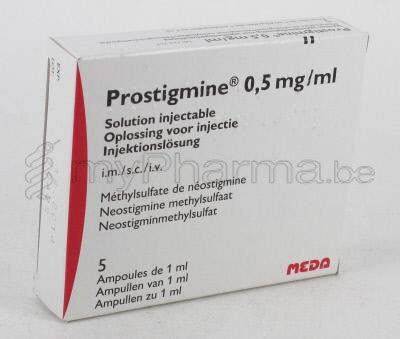 BVBA Apotheek Patrick Meysen 3990 Peer Welkom PROSTIGMINE 0 5MG 1ML