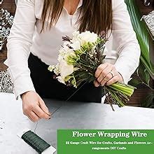 Woohome 12 PCS Floral Arrangement Tool Kit 2 Style Tape Stem Wrap 2