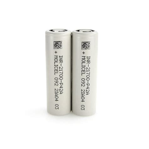 Аккумулятор 21700 Molicel INR21700 P42A 4200mAh 45A Li ion liitokala