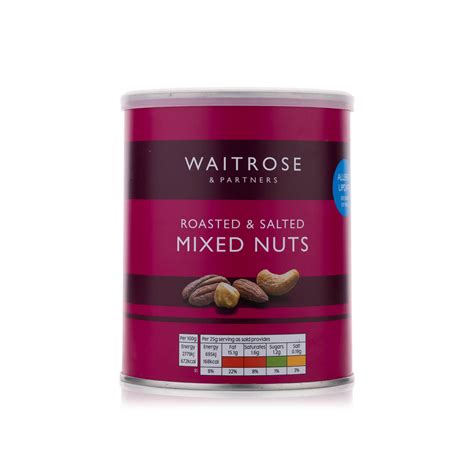 Waitrose Roasted Salted Mixed Nuts 400g Waitrose UAE Partners