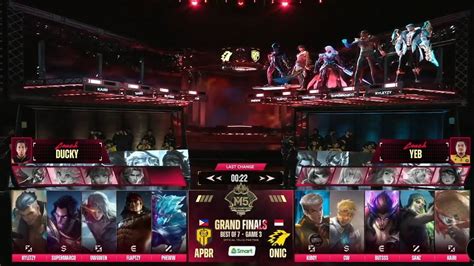 Apbr Vs Onic M Grand Finals Game M World Championship Mlbb M