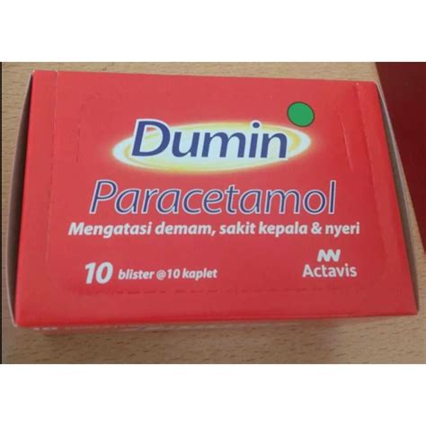 Jual DUMIN TABLET 1 BOX ISI 100 TABLET 10 STRIP Shopee Indonesia