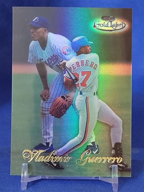 1998 Topps Gold Label Class 1 Black Label Vladimir Guerrero 70 Hof Ebay