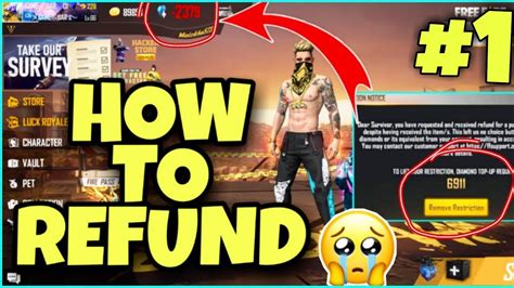 How To Refund In Garena Free Fire Youtube