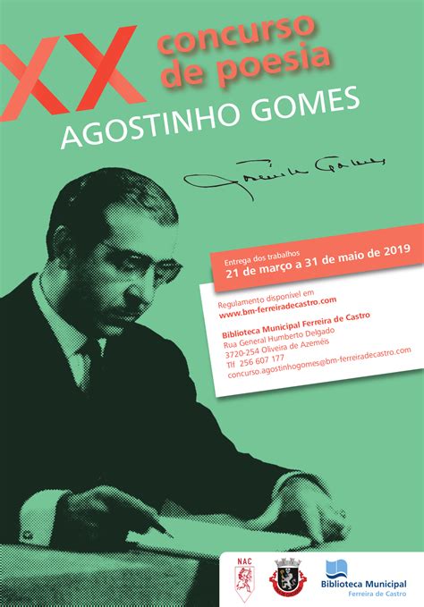 Abertura Do Xx Concurso De Poesia Agostinho Gomes Agostinho Gomes