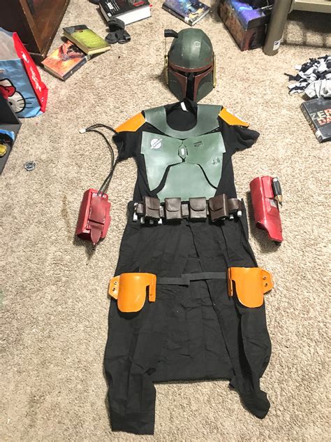 Heres My Re Armored Boba Fett Armor So Far Rmandalorian