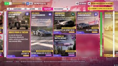 Solution chasse au trésor La gloire et la fortune Forza Horizon 5