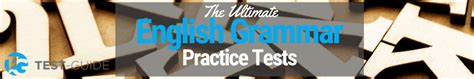 Free English Grammar Practice Tests Questions