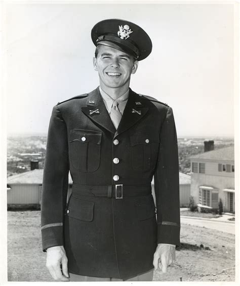 Ronald Reagan, Lieutenant in the US Army Air Forces, December 1941 ...