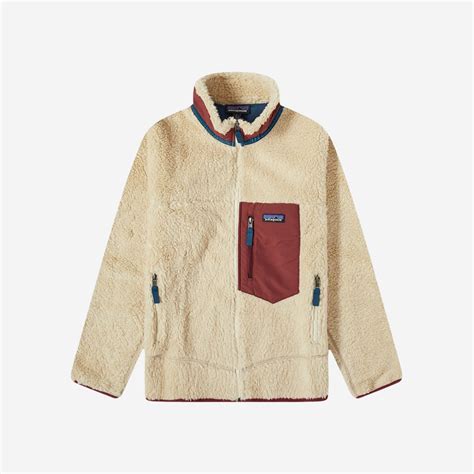 파타고니아 클래식 레트로x 자켓 다크 내츄럴 세쿼이아 레드 Patagonia Kream