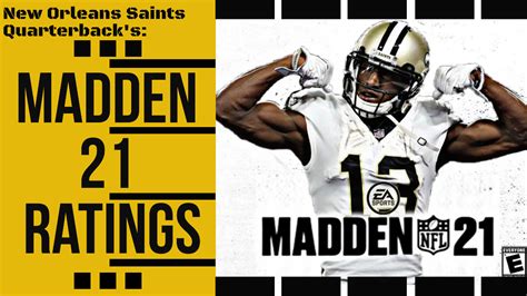 Madden 21 Ratings for the New Orleans Saints QBs - Sports Illustrated ...