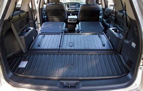 Toyota Highlander Trunk Dimensions