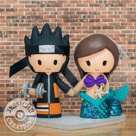 Pin on Disney Inspired Wedding Cake Topper by Jessichu Creations