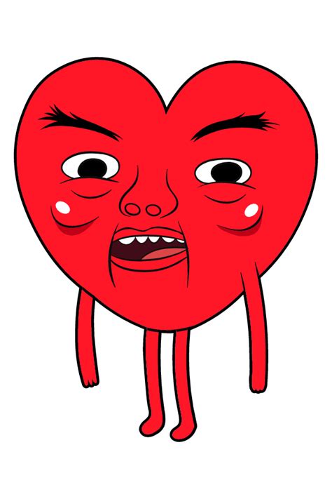 Adventure Time Ricardio the Heart Guy Sticker - Sticker Mania