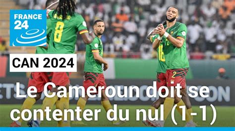 CAN 2024 Le Cameroun doit se contenter du nul face à la Guinée 1 1