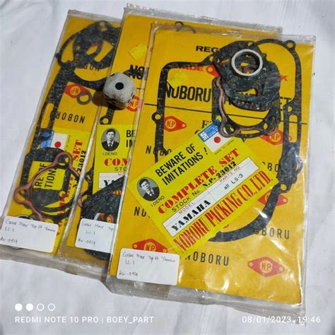 Jual Paking Packing Gasket Fullset Full Set Yamaha Ls Ls Nos Di