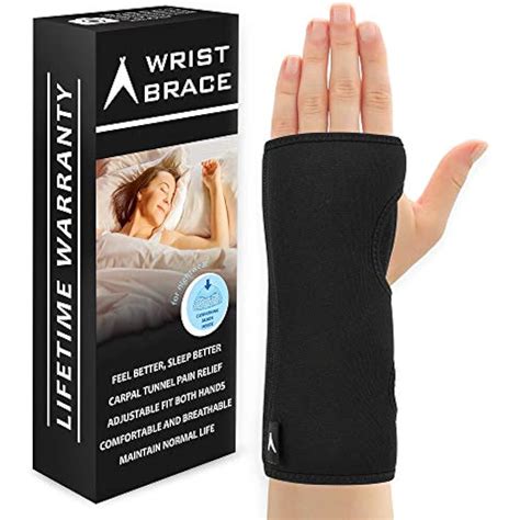 Night Hand And Wrist Braces Sleep Support Carpal Tunnel Relief Fits