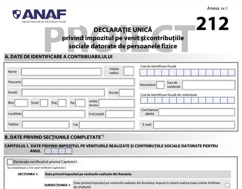 Declaratia Unica In 2022 ANAF Modifica Formularul Modalitatea De