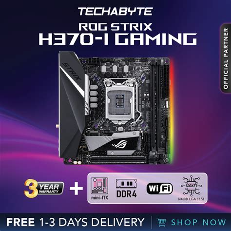 Asus Rog Strix H I Intel H Mini Itx Gaming Motherboard