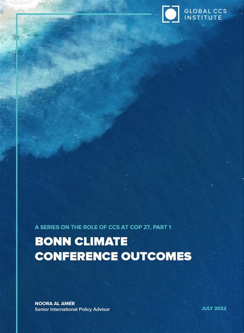 Bonn Climate Conference Outcomes - Global CCS Institute