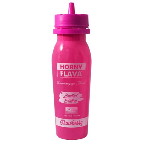 STRAWBERRY E LIQUID 100ML 50 50 HORNY FLAVA UK Vape Store E Cig Clouds