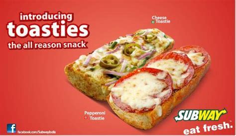 Around The World Subways Toasties Brand Eating