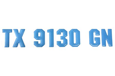 Boat Domed Lettering