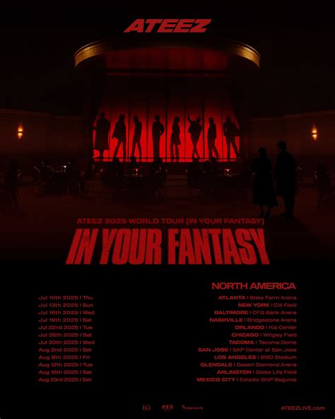 ATEEZ Reveals 'IN YOUR FANTASY' World Tour Stops