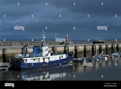 Watchet Harbour Stock Photo - Alamy