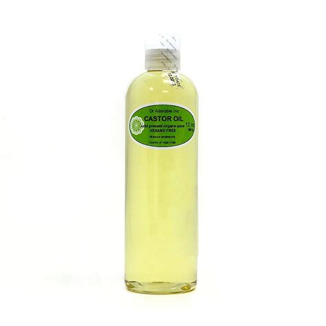 Buy Castor Oil Pure Organic Cold Pressed Virgin By Dradorable 12 Oz