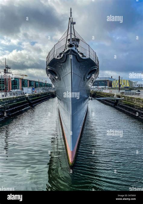 HMS Caroline, Belfast Stock Photo - Alamy