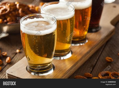 Assorted Beers Flight Image & Photo (Free Trial) | Bigstock