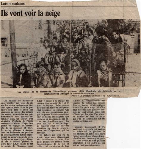 Photo De Classe Article De Ecole Maternelle Victor Hugo Copains