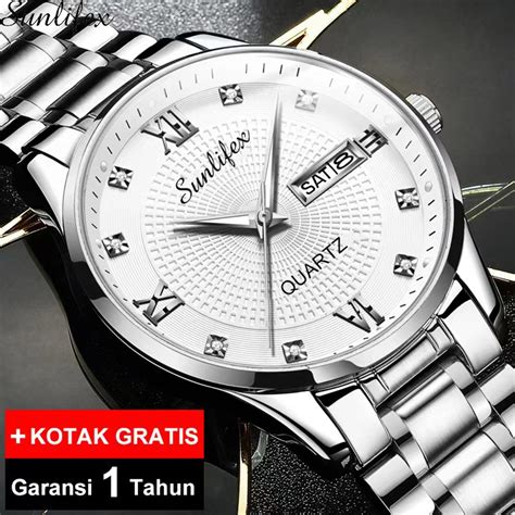 Jual SUNLIFEX Jam Tangan Pria Original Fashion Bisnis Dial Skala Romawi