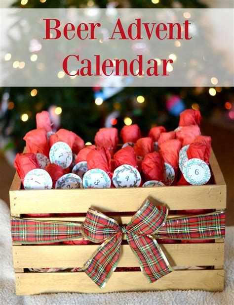 Diy Beer Advent Calendar With Free Printables Beer Advent Calendar