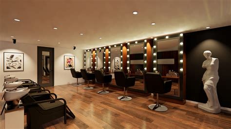 Hair Salon Interior on Behance