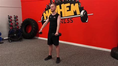 Way Shoulder Raise Demonstration Mayhem Fitness Youtube