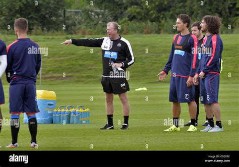 New Newcastle United Manager Steve Mcclaren During An Open Training