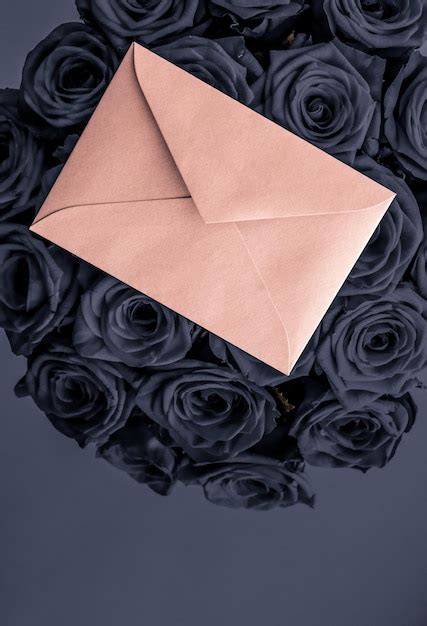 Premium Photo Love Letter And Flowers Delivery On Valentines Day