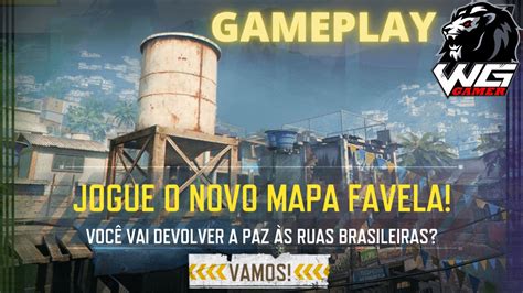 Gameplay No Novo Mapa Do Multijogador FAVELA Call Of Duty Mobile