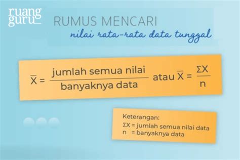 Pengertian Dan Rumus Cara Menghitung Nilai Rata Rata Mean Beserta Contoh Soal Mean Nbkomputer